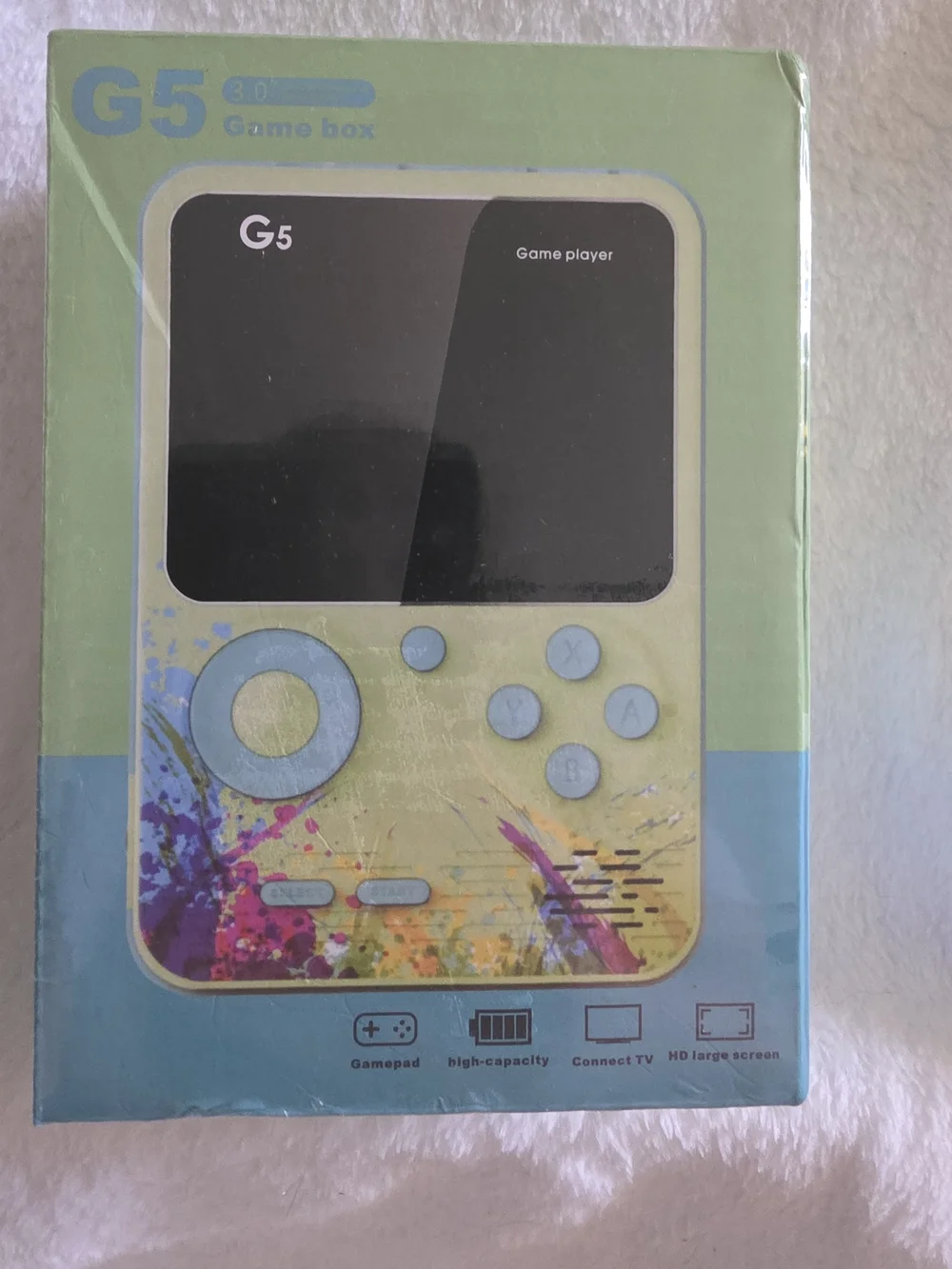 NIB (Sealed) G5 Game Box Handheld Retro Game Console (500 Classic Games)